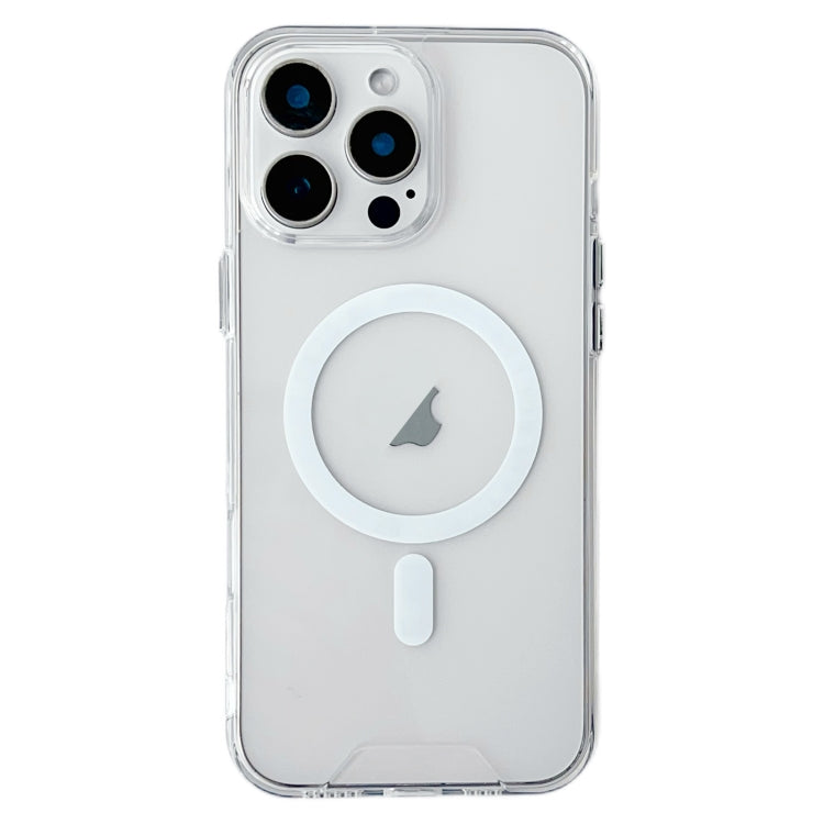 For iPhone 16 Pro Space MagSafe Acrylic Hybrid TPU Phone Case(Transparent) - iPhone 16 Pro Cases by PMC TechLife | Online Shopping South Africa | PMC TechLife | Buy Now Pay Later Mobicred