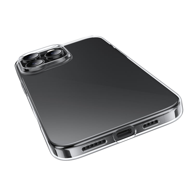 For iPhone 16 Pro hoco Light Series Soft TPU Phone Case(Transparent) - iPhone 16 Pro Cases by hoco | Online Shopping South Africa | PMC Jewellery | Buy Now Pay Later Mobicred