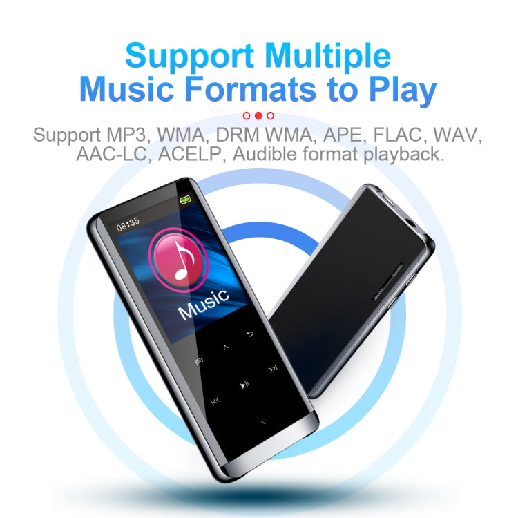 JNN M13 1.8 Inch LCD Screen Touch HiFi MP3 Player, Memory:16GB(With Bluetooth) - free shipping - PMC Jewellery - Order now!