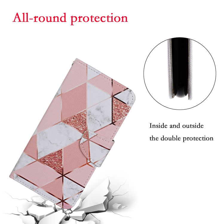 For iPhone 16 Plus 3D Colored Drawing Flip Leather Phone Case(Marble) - iPhone 16 Plus Cases by PMC TechLife | Online Shopping South Africa | PMC TechLife | Buy Now Pay Later Mobicred