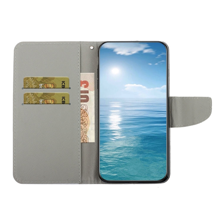 For iPhone 16 3D Colored Drawing Flip Leather Phone Case(Dandelions) - iPhone 16 Cases by PMC TechLife | Online Shopping South Africa | PMC TechLife | Buy Now Pay Later Mobicred