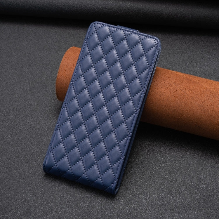 For Xiaomi 13 Pro Diamond Lattice Vertical Flip Leather Phone Case(Blue) - 13 Pro Cases by PMC Jewellery | Online Shopping South Africa | PMC Jewellery | Buy Now Pay Later Mobicred