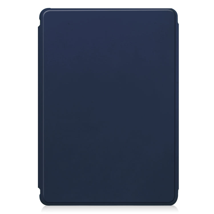 For Samsung Galaxy Tab S9 360 Rotation Transparent Smart Leather Case(Dark Blue) - Galaxy Tab S9 Cases by PMC Jewellery | Online Shopping South Africa | PMC Jewellery | Buy Now Pay Later Mobicred