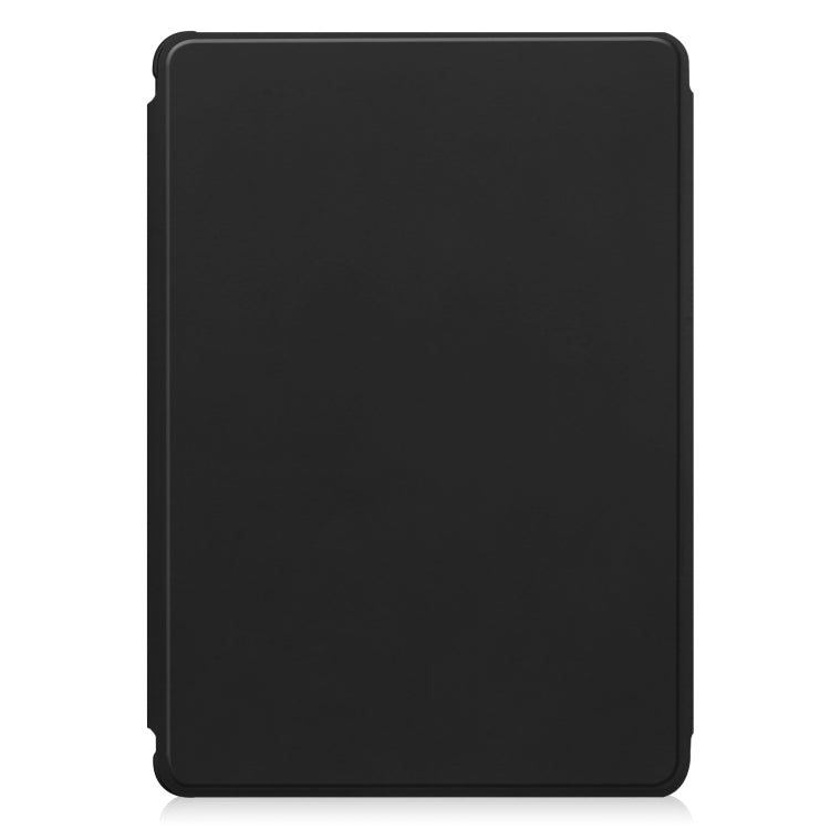 For Samsung Galaxy Tab S9+ 360 Rotation Transparent Smart Leather Case(Black) - Galaxy Tab S9+ Cases by PMC Jewellery | Online Shopping South Africa | PMC Jewellery | Buy Now Pay Later Mobicred