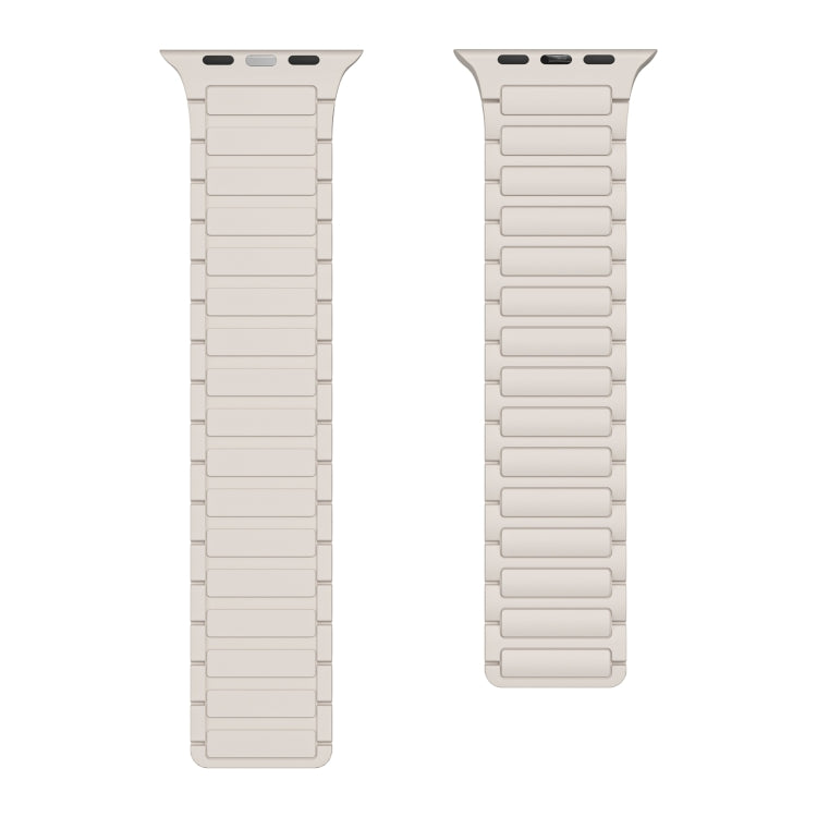 For Apple Watch Series 9 41mm Magnetic Loop Silicone Watch Band(Starlight) - free shipping - PMC TechLife - Order now!