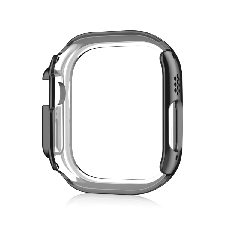 For Apple Watch Ultra 2 / Ultra 49mm Double Row Diamond Hollow PC Watch Case(Black) - Watch Cases by PMC Jewellery | Online Shopping South Africa | PMC Jewellery | Buy Now Pay Later Mobicred