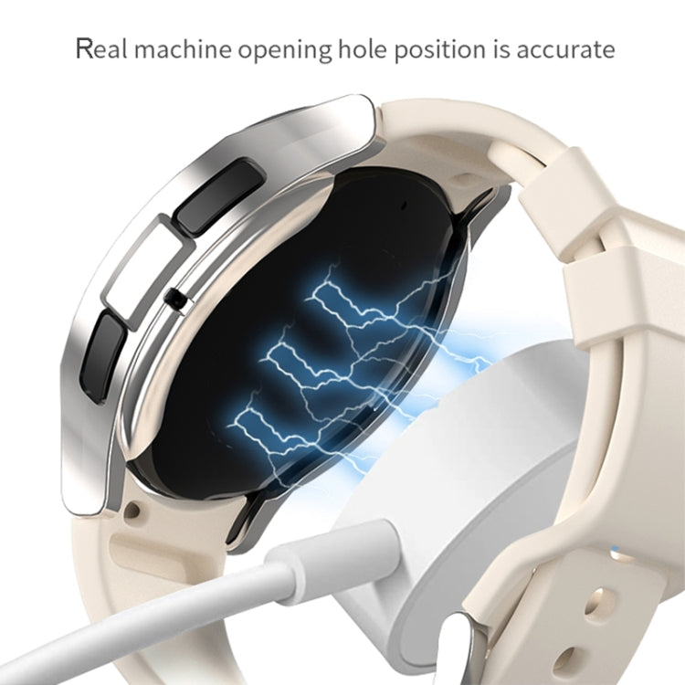 For Samsung Galaxy Watch 6 Classic 43mm Half-inclusive PC Watch Protective Case(Starlight Color) - Watch Cases by PMC TechLife | Online Shopping South Africa | PMC TechLife