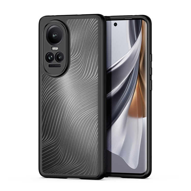 For OPPO Reno10 / Reno10 Pro Global DUX DUCIS Aimo Series Frosted Feel Phone Case(Black) - OPPO Cases by DUX DUCIS | Online Shopping South Africa | PMC Jewellery | Buy Now Pay Later Mobicred