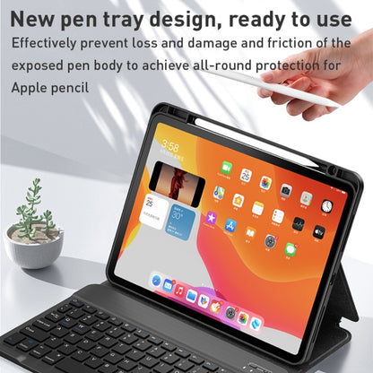 For iPad 10.2 2021 / Air 2019 WiWU Skin Feel Magnetic Detachable Keyboard Tablet Case(Black) - For iPad Air by WIWU | Online Shopping South Africa | PMC Jewellery | Buy Now Pay Later Mobicred