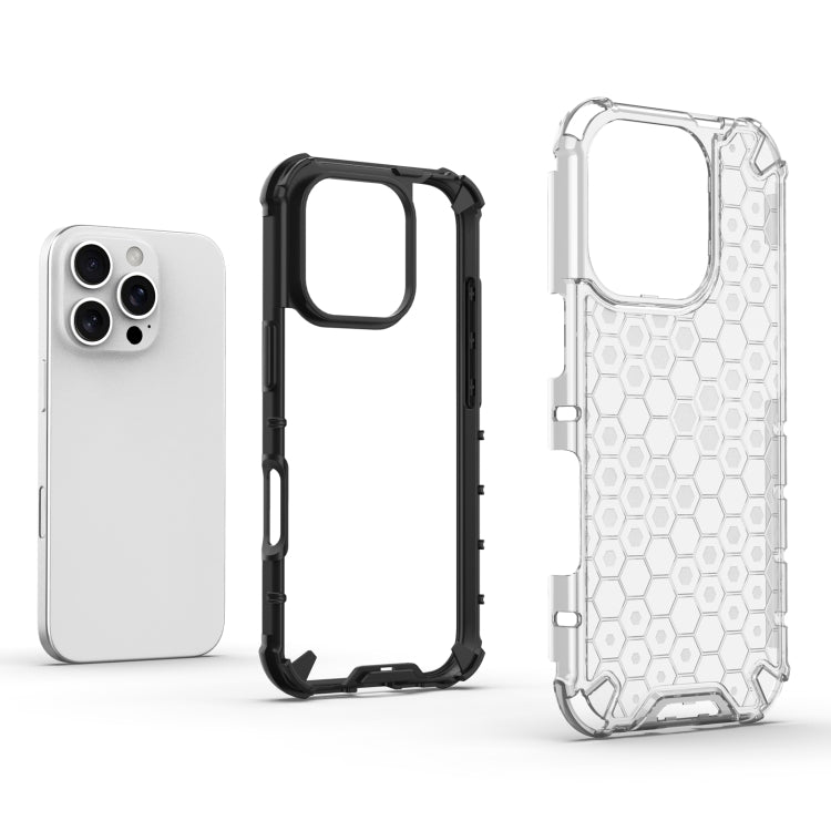 For iPhone 16 Pro Honeycomb Shockproof Phone Case(Green) - free shipping - PMC TechLife - Order now!