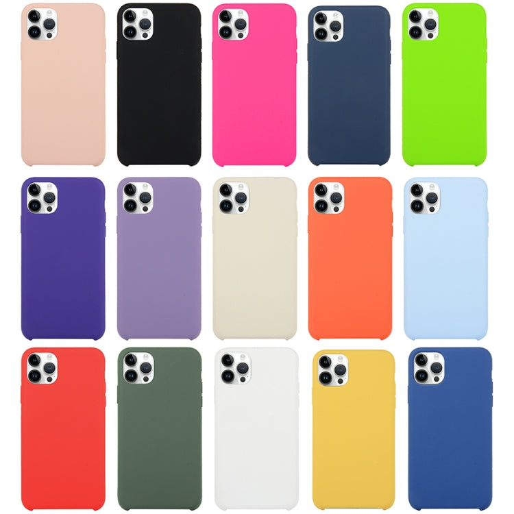 For iPhone 16 Solid Silicone Phone Case(Blue) - iPhone 16 Cases by PMC TechLife | Online Shopping South Africa | PMC TechLife | Buy Now Pay Later Mobicred