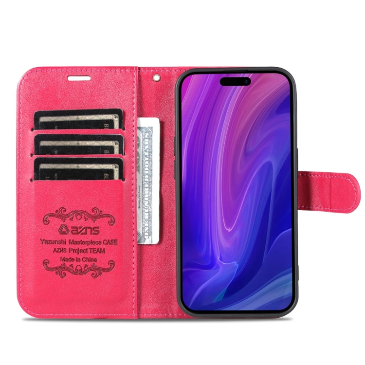 For iPhone 15 Pro Max AZNS Sheepskin Texture Flip Leather Phone Case(Red) - iPhone 15 Pro Max Cases by AZNS | Online Shopping South Africa | PMC Jewellery | Buy Now Pay Later Mobicred