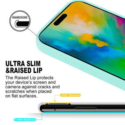 For iPhone 16 Pro Max GOOSPERY SOFT FEELING Liquid TPU Soft Phone Case(Mint Green) - iPhone 16 Pro Max Cases by GOOSPERY | Online Shopping South Africa | PMC Jewellery | Buy Now Pay Later Mobicred