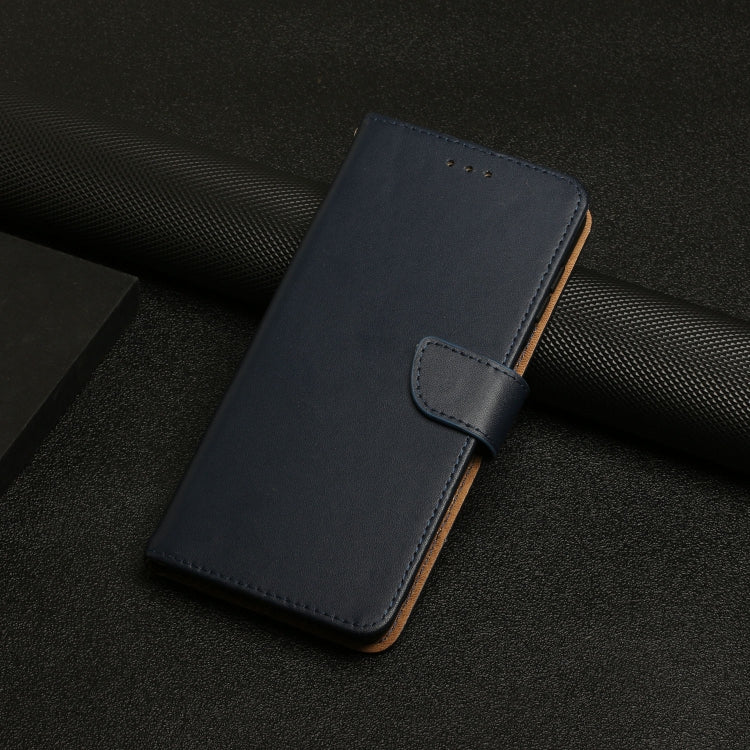 For Motorola Moto E14 Genuine Leather Fingerprint-proof Horizontal Flip Phone Case(Blue) - free shipping - PMC TechLife - Order now!