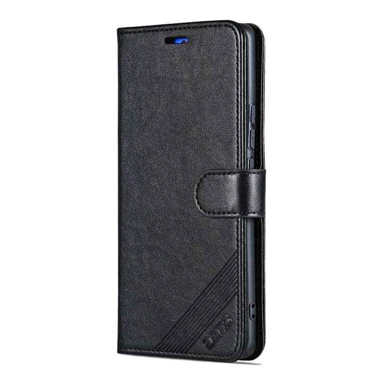 For OPPO Find X7 AZNS Sheepskin Texture Flip Leather Phone Case(Black) - Find X7 Cases by AZNS | Online Shopping South Africa | PMC Jewellery | Buy Now Pay Later Mobicred