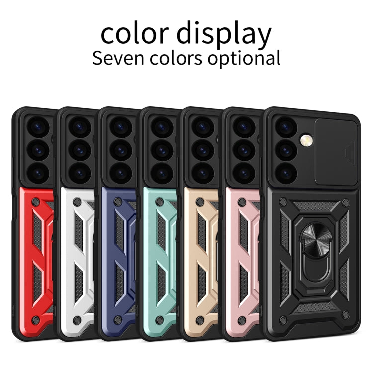 For Samsung Galaxy S24+ 5G Sliding Camera Cover Design TPU+PC Phone Case(Red) - Galaxy S24+ 5G Cases by PMC TechLife | Online Shopping South Africa | PMC TechLife
