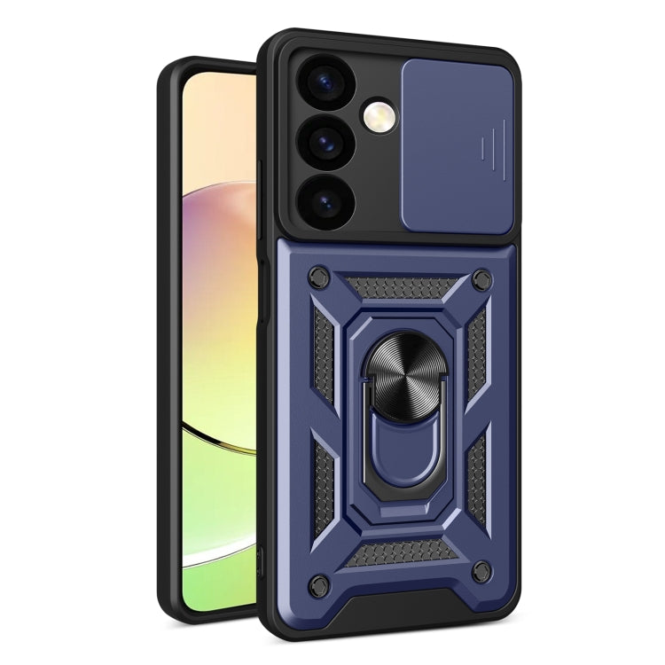 For Samsung Galaxy S24+ 5G Sliding Camera Cover Design TPU+PC Phone Case(Blue) - free shipping - PMC TechLife - Order now!