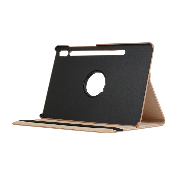 For Samsung Galaxy Tab S9 Ultra Litchi Texture 360 Degrees Rotation Holder Leather Tablet Case(Orange) - Galaxy Tab S9 Ultra Cases by PMC Jewellery | Online Shopping South Africa | PMC Jewellery | Buy Now Pay Later Mobicred