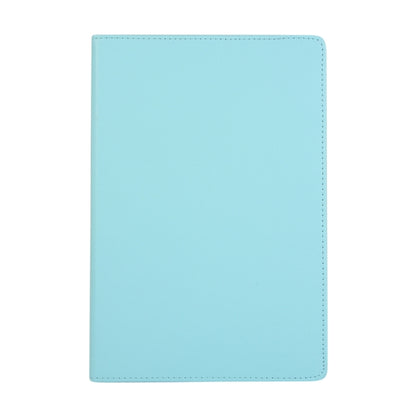 For Samsung Galaxy Tab S9 Ultra 360 Degrees Rotation Holder Litchi Texture Leather Tablet Case(Sky Blue) - Galaxy Tab S9 Ultra Cases by PMC Jewellery | Online Shopping South Africa | PMC Jewellery | Buy Now Pay Later Mobicred