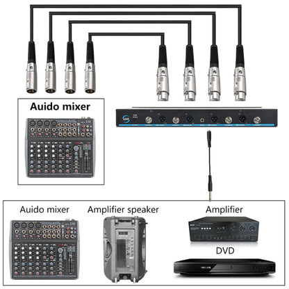 XTUGA A400-H Professional 4-Channel UHF Wireless Microphone System with 4 Handheld Microphone(EU Plug) - Microphone by XTUGA | Online Shopping South Africa | PMC Jewellery | Buy Now Pay Later Mobicred