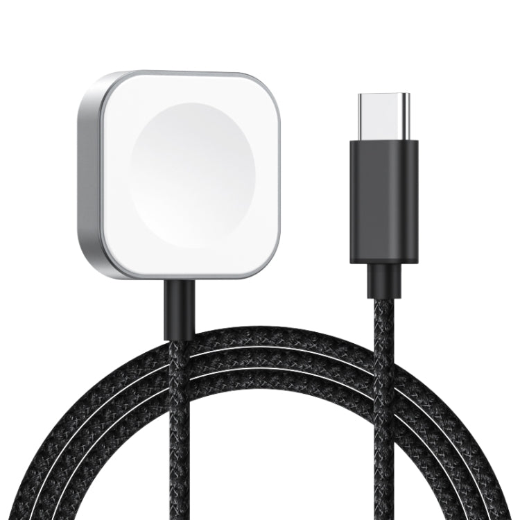 For Apple Watch Type-C Interface Magnetic Charger(Black) - Charger / Holder by PMC TechLife | Online Shopping South Africa | PMC TechLife | Buy Now Pay Later Mobicred