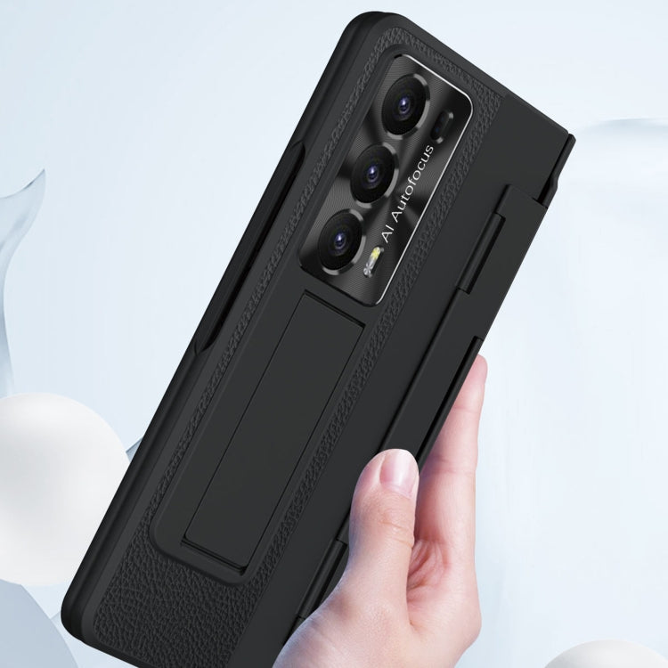 For Honor Magic V2 Shield Series Integrated Folding Phone Case(Light Gold) - Honor Cases by PMC TechLife | Online Shopping South Africa | PMC TechLife | Buy Now Pay Later Mobicred