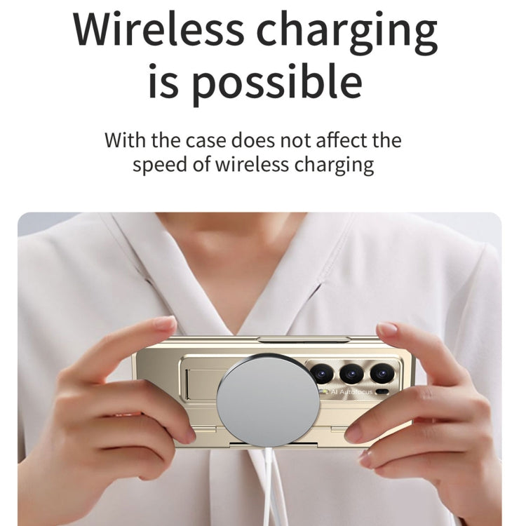 For Honor Magic V2 Integrated Folding Phone Case with Hinge(Silver) - free shipping - PMC TechLife - Order now!