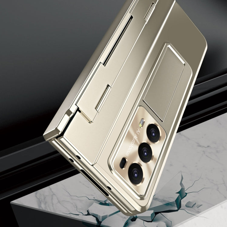 For Honor Magic V2 Integrated Folding Phone Case with Hinge(Champagne Gold) - Honor Cases by PMC TechLife | Online Shopping South Africa | PMC TechLife | Buy Now Pay Later Mobicred