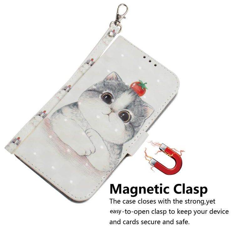 For Honor Magic6 Pro 3D Colored Horizontal Flip Leather Phone Case(Cute Cat) - Honor Cases by PMC Jewellery | Online Shopping South Africa | PMC Jewellery | Buy Now Pay Later Mobicred