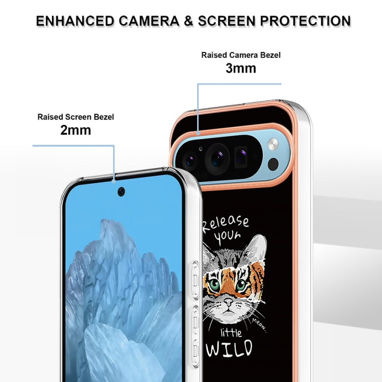 For Google Pixel 9 / 9 Pro Electroplating Dual-side IMD Phone Case(Natural Growth) - Google Cases by PMC TechLife | Online Shopping South Africa | PMC TechLife | Buy Now Pay Later Mobicred