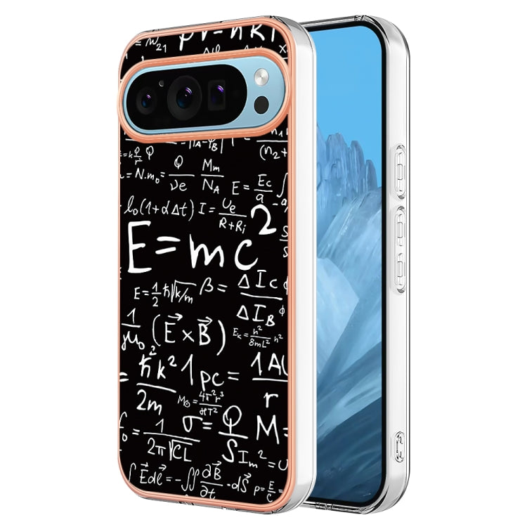 For Google Pixel 9 Pro XL Electroplating Dual-side IMD Phone Case(Equation) - Google Cases by PMC Jewellery | Online Shopping South Africa | PMC Jewellery | Buy Now Pay Later Mobicred