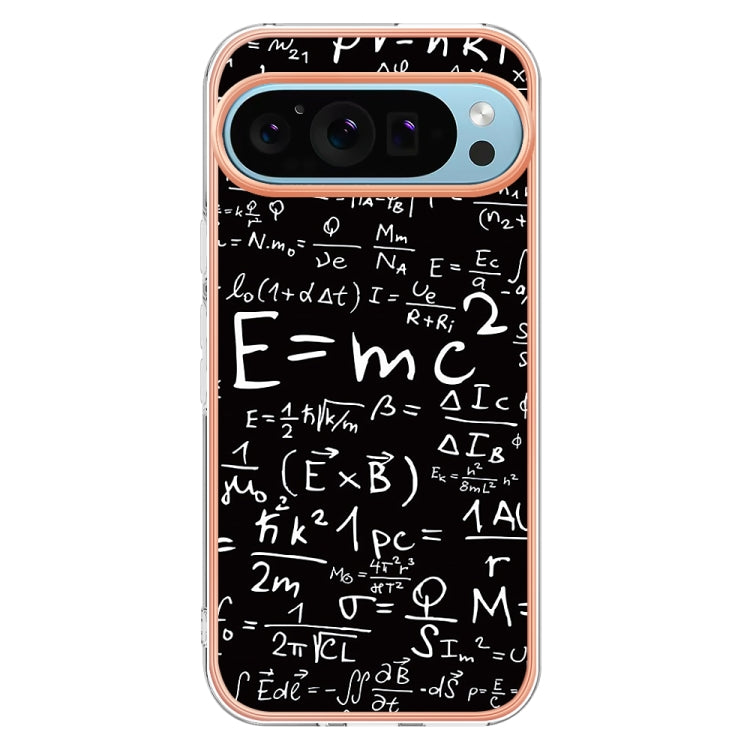 For Google Pixel 9 Pro XL Electroplating Dual-side IMD Phone Case(Equation) - Google Cases by PMC TechLife | Online Shopping South Africa | PMC TechLife | Buy Now Pay Later Mobicred