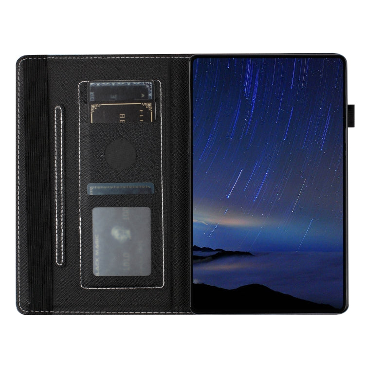 For Amazon Kindle Fire HD 10 2021 Sewing Litchi Texture Smart Leather Tablet Case(Footprint) - Amazon by PMC TechLife | Online Shopping South Africa | PMC TechLife | Buy Now Pay Later Mobicred