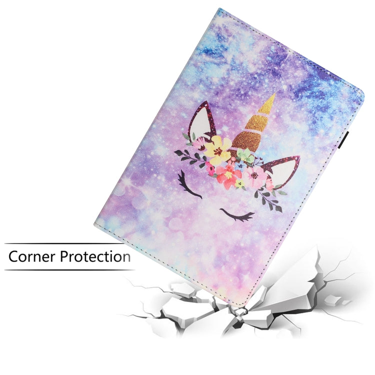 For Amazon Kindle Fire Max 11 2023 Sewing Litchi Texture Smart Leather Tablet Case(Smiling Face) - Amazon by PMC TechLife | Online Shopping South Africa | PMC TechLife | Buy Now Pay Later Mobicred