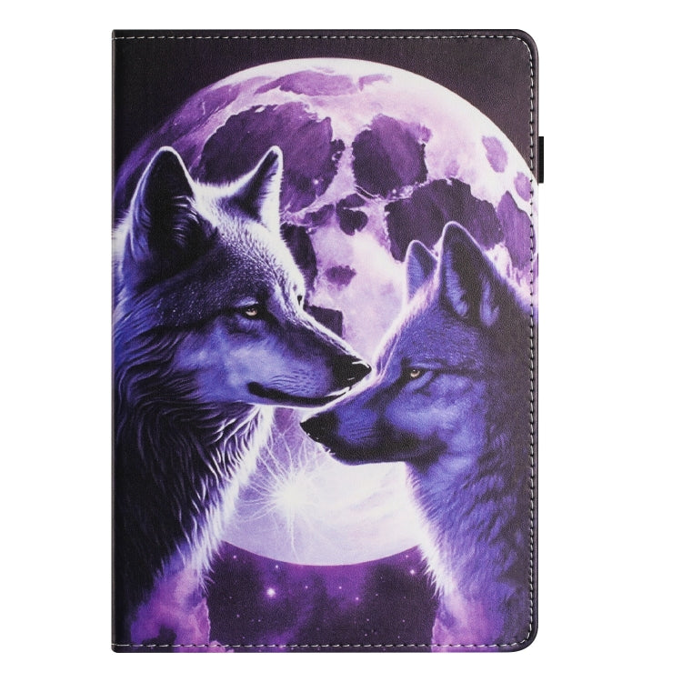 For Amazon Kindle Fire Max 11 2023 Sewing Litchi Texture Smart Leather Tablet Case(Wolf) - Amazon by PMC TechLife | Online Shopping South Africa | PMC TechLife | Buy Now Pay Later Mobicred