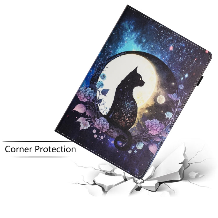 For Amazon Kindle Fire Max 11 2023 Sewing Litchi Texture Smart Leather Tablet Case(Cat) - Amazon by PMC TechLife | Online Shopping South Africa | PMC TechLife | Buy Now Pay Later Mobicred