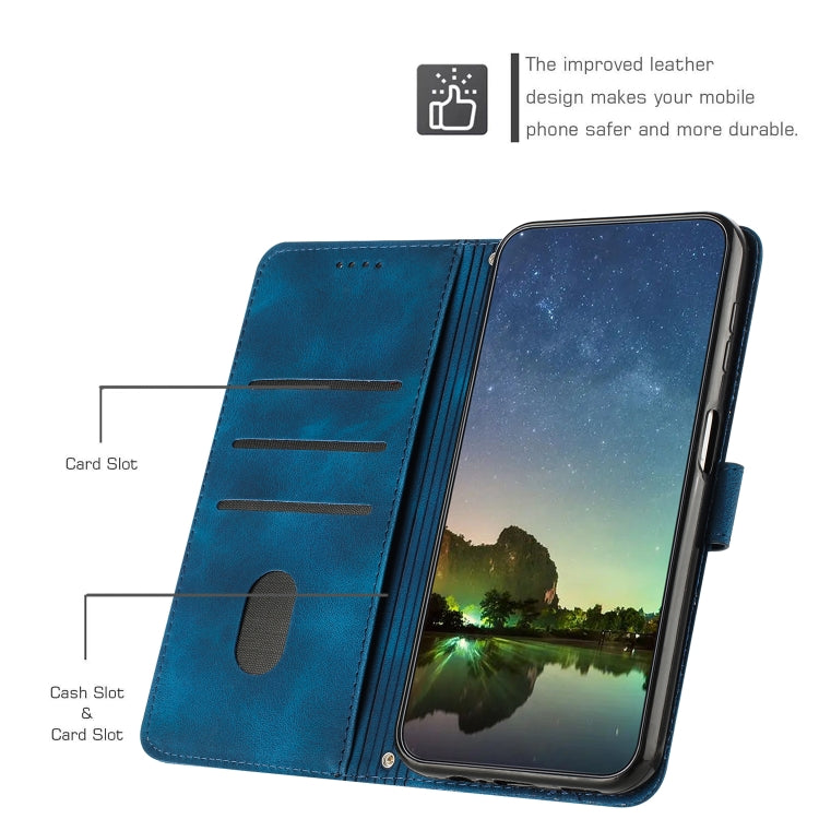 For vivo Y100 IDN Dream Triangle Leather Phone Case with Lanyard(Blue) - vivo Cases by PMC TechLife | Online Shopping South Africa | PMC TechLife | Buy Now Pay Later Mobicred