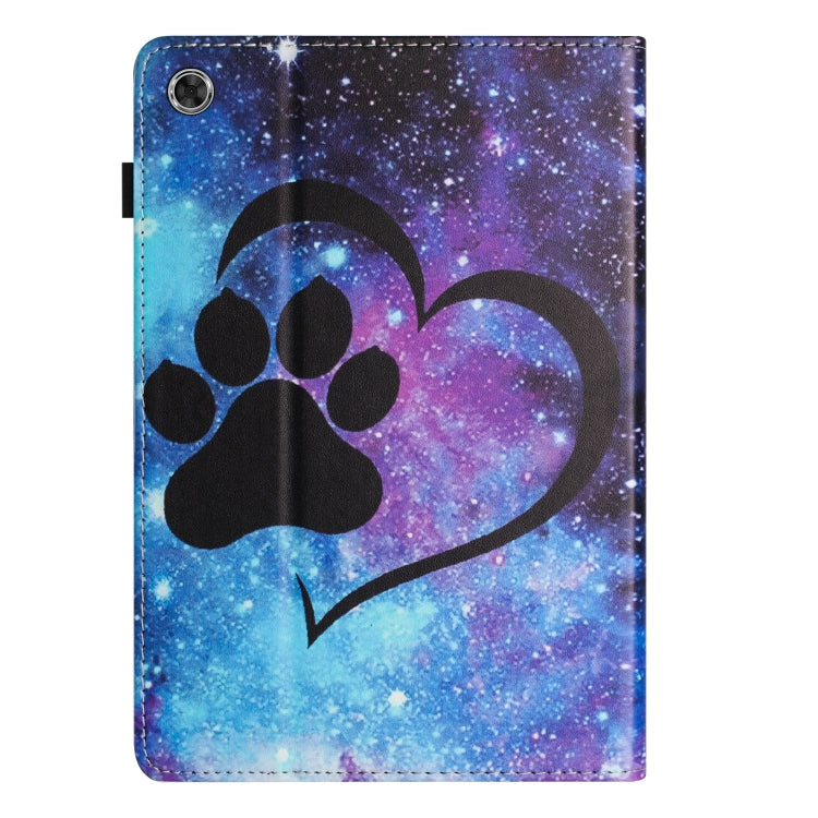 For Lenovo Tab M10 Gen 3 Sewing Litchi Texture Smart Leather Tablet Case(Footprint) - Lenovo by PMC TechLife | Online Shopping South Africa | PMC TechLife | Buy Now Pay Later Mobicred