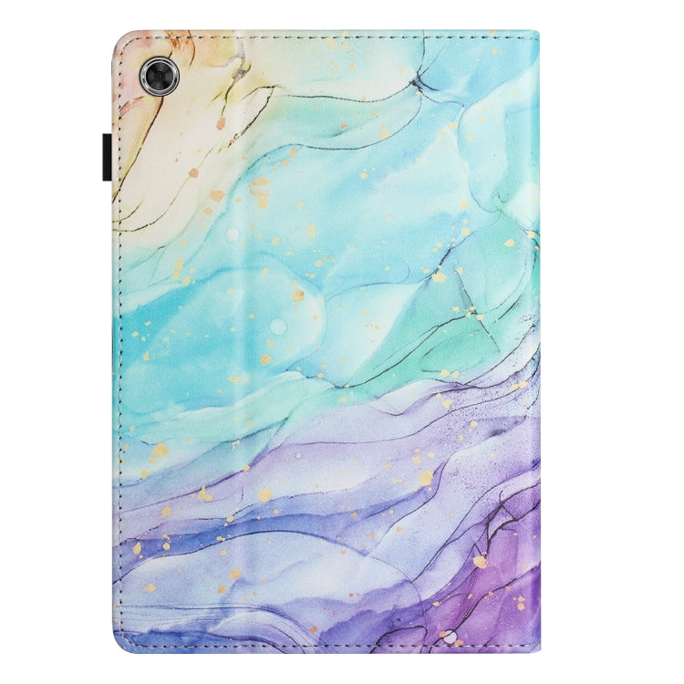 For Lenovo Tab M10 Plus 3rd Gen Sewing Litchi Texture Smart Leather Tablet Case(Oil Painting) - Lenovo by PMC TechLife | Online Shopping South Africa | PMC TechLife | Buy Now Pay Later Mobicred