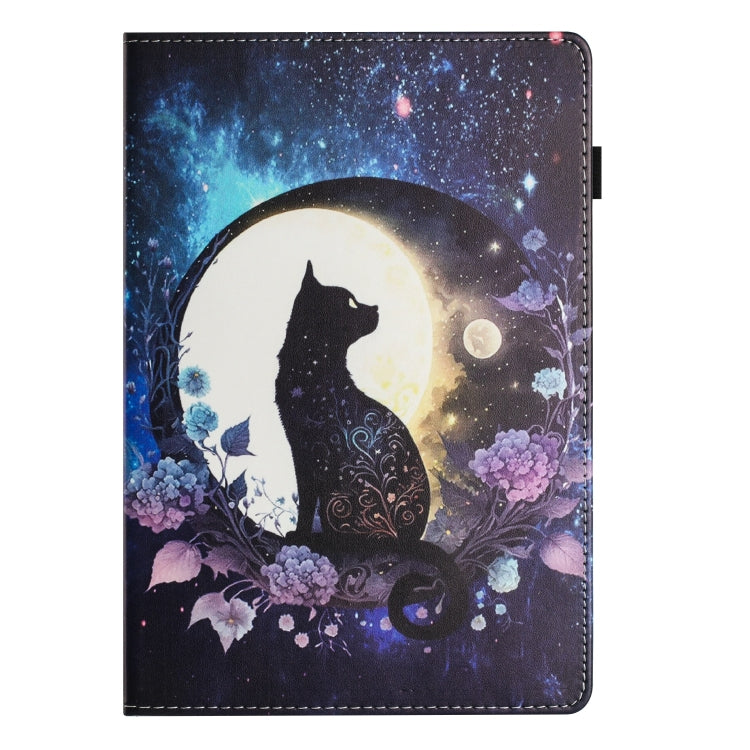 For Lenovo Tab M10 Plus 3rd Gen Sewing Litchi Texture Smart Leather Tablet Case(Cat) - Lenovo by PMC TechLife | Online Shopping South Africa | PMC TechLife | Buy Now Pay Later Mobicred