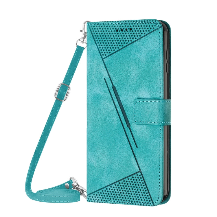 For Xiaomi Redmi K70 / K70 Pro Dream Triangle Leather Phone Case with Lanyard(Green) - K70 Pro Cases by PMC Jewellery | Online Shopping South Africa | PMC Jewellery | Buy Now Pay Later Mobicred