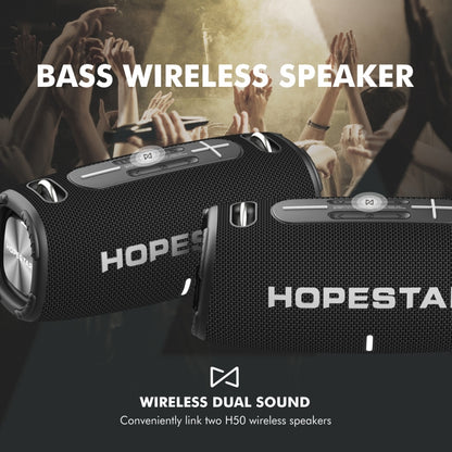 HOPESTAR H50 lPX6 Waterproof Portable Wireless Bluetooth Speaker(Gray) - Desktop Speaker by HOPESTAR | Online Shopping South Africa | PMC Jewellery | Buy Now Pay Later Mobicred