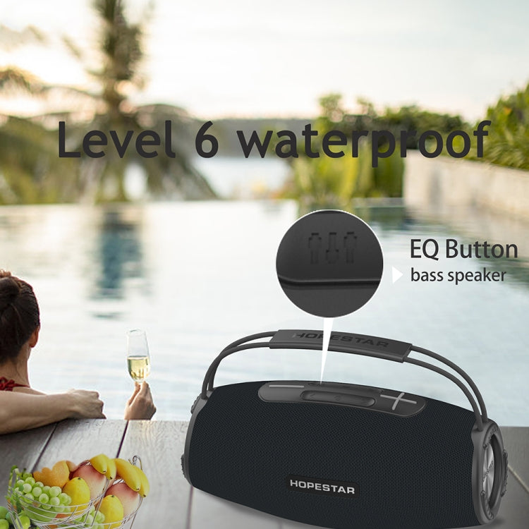 HOPESTAR H51 IPX6 Waterproof Outdoor Portable Wireless Bluetooth Speaker(Red) - free shipping - PMC Jewellery - Order now!