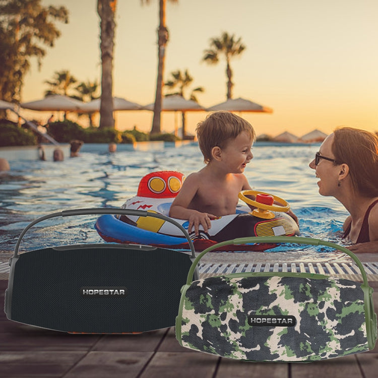 HOPESTAR H51 IPX6 Waterproof Outdoor Portable Wireless Bluetooth Speaker(Camouflage) - free shipping - PMC Jewellery - Order now!