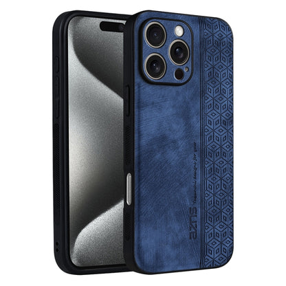 For iPhone 16 Pro Max AZNS 3D Embossed Skin Feel Phone Case(Sapphire Blue) - iPhone 16 Pro Max Cases by AZNS | Online Shopping South Africa | PMC Jewellery | Buy Now Pay Later Mobicred