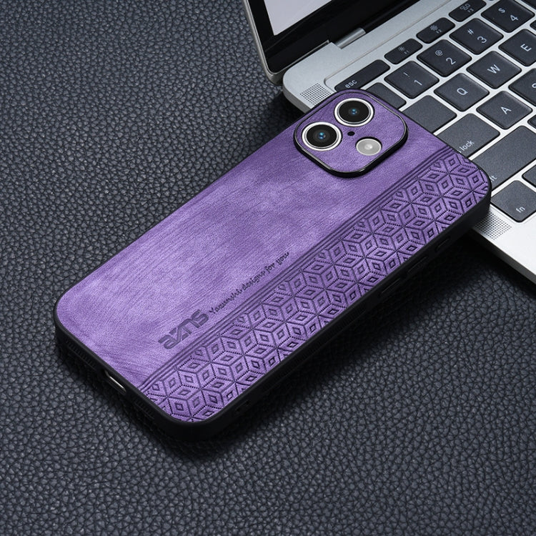 For iPhone 16 Plus AZNS 3D Embossed Skin Feel Phone Case(Purple) - iPhone 16 Plus Cases by AZNS | Online Shopping South Africa | PMC Jewellery | Buy Now Pay Later Mobicred