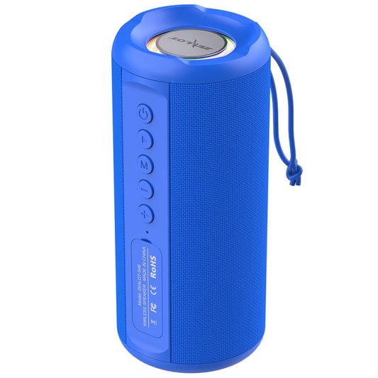 Zealot S46 TWS Portable Wireless Bluetooth Speaker with Colorful Light(Blue) - Desktop Speaker by ZEALOT | Online Shopping South Africa | PMC Jewellery | Buy Now Pay Later Mobicred