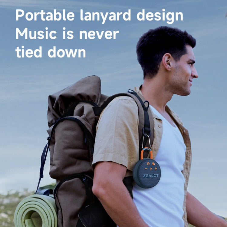 Zealot S77 IPX7 Waterproof Portable Wireless Bluetooth Speaker(Orange) - free shipping - PMC Jewellery - Order now!