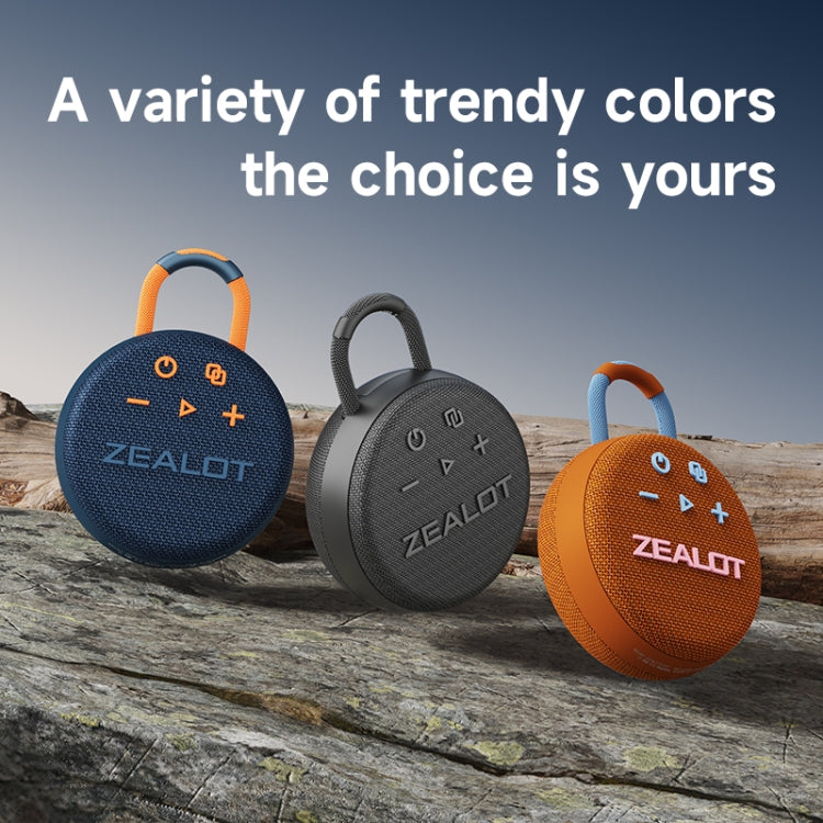 Zealot S77 IPX7 Waterproof Portable Wireless Bluetooth Speaker(Black) - Waterproof Speaker by ZEALOT | Online Shopping South Africa | PMC Jewellery | Buy Now Pay Later Mobicred