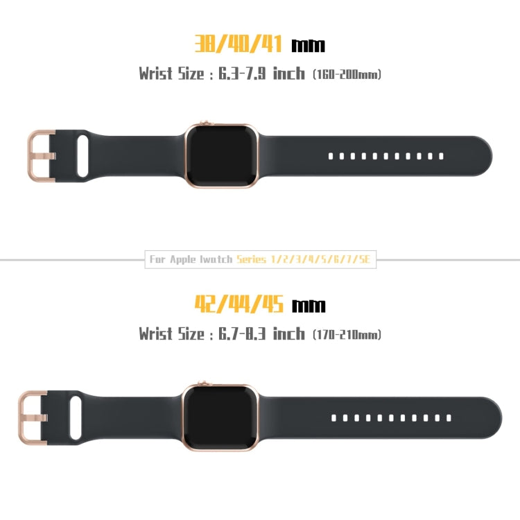 For Apple Watch 38mm Pin Buckle Silicone Watch Band(Dark Grey) - free shipping - PMC TechLife - Order now!